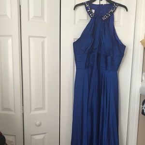Royal blue formal dress xl or 1x person, fit great